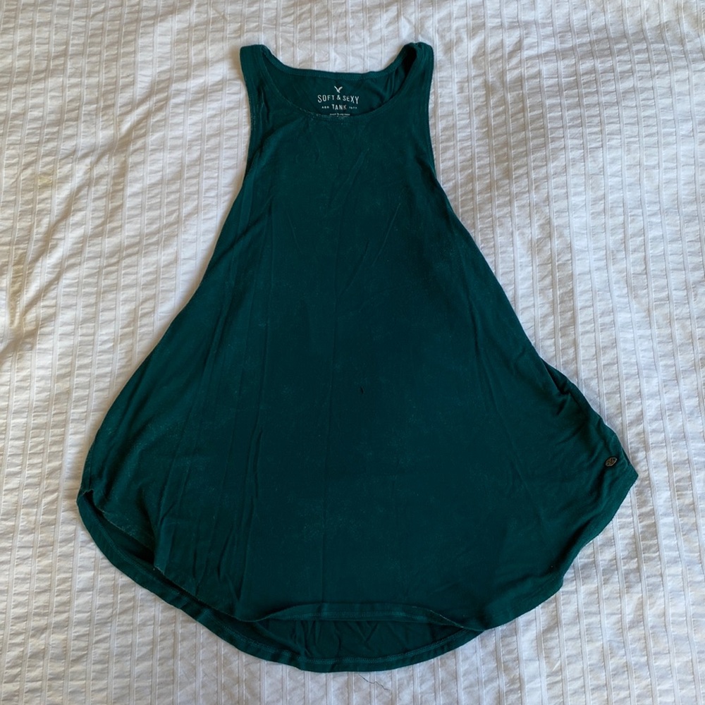 Soft & Sexy American Eagle Tank first green size small